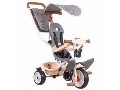 SMOBY Rowerek Trójkołowy Myszka Miki Baby Balade Plus Kremowo-Szary