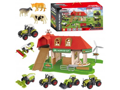 WOOPIE Zestaw Farma Zagroda Traktory + Figurki 42 el.