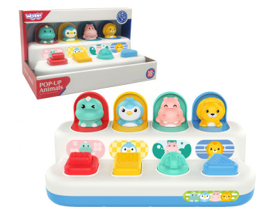 WOOPIE BABY Zabawka Edukacyjna Wyskakujące Zwierzątka POP-UP