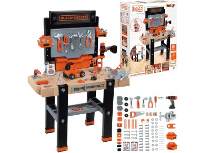 SMOBY Duży Warsztat Black & Decker Bricolo Ultimate + 92 Akcesoria