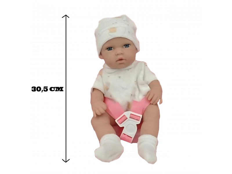 WOOPIE ROYAL Zestaw Lalka Bobas 30,5 cm + Nosidełko Różowe WOOPIE ROYAL Zestaw Lalka Bobas 30,5 cm + Nosidełko Różowe