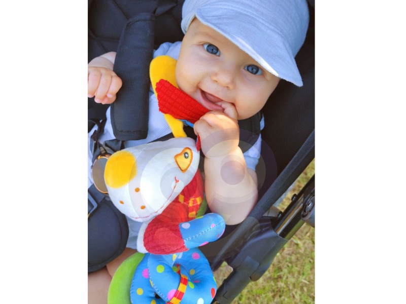 WOOPIE BABY Miękka Zawieszka Spirala do Wózka Łóżeczka Piesek Edukacyjna WOOPIE BABY Miękka Zawieszka Spirala do Wózka Łóżeczka Piesek Edukacyjna