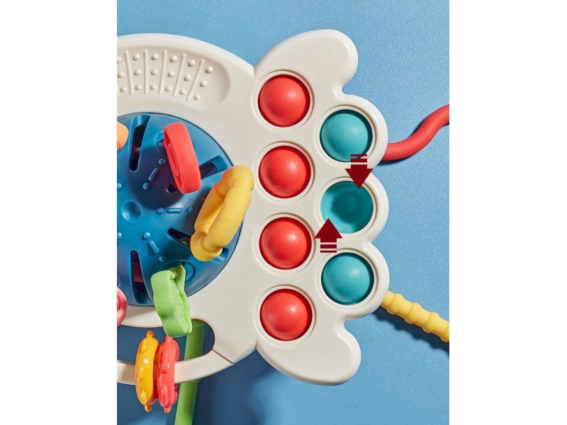 WOOPIE BABY Zabawka Sensoryczna Montessori Gryzak Wielofunkcyjny 0+ WOOPIE BABY Zabawka Sensoryczna Montessori Gryzak Wielofunkcyjny 0+