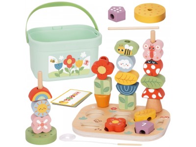 TOOKY TOY Box Edukacyjny 5 w1 Magiczny Ogród Montessori