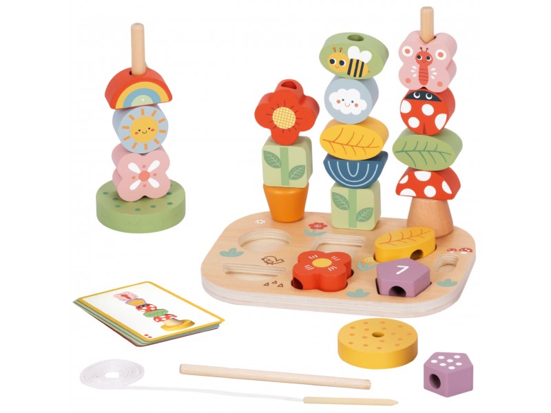 TOOKY TOY Box Edukacyjny 5 w1 Magiczny Ogród Montessori TOOKY TOY Box Edukacyjny 5 w1 Magiczny Ogród Montessori