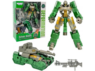 WOOPIE Robot Transformujący SILVER BLADE 2w1 Czołg