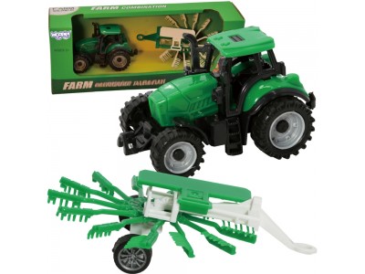 WOOPIE Traktor Rolniczy ze Zgrabiarką