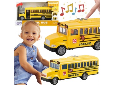 WOOPIE Autobus Szkolny Interaktywny Elektryczny 1:20