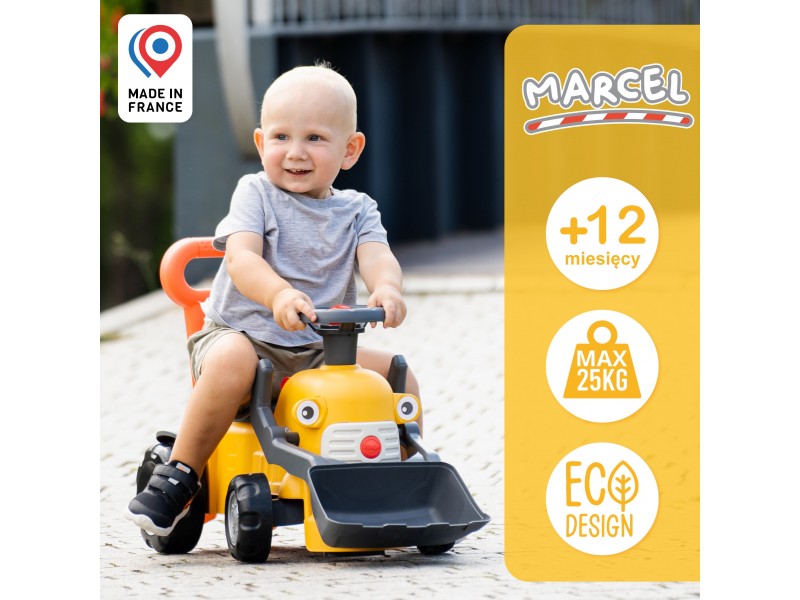 FALK Chodzik Jeździk Koparka Marcel 2w1 FALK Chodzik Jeździk Koparka Marcel 2w1