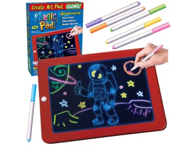 WOOPIE Magiczny Tablet Graficzny do Rysowania Neonowe Kolory