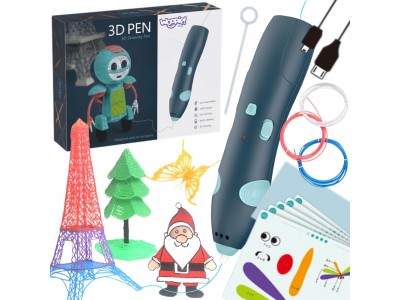 WOOPIE 3D Drukarka-Długopis Pen Bezpieczny Wkłady Usb