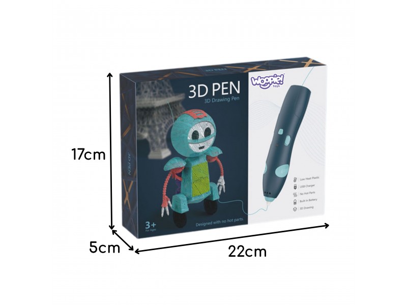 WOOPIE 3D Drukarka-Długopis Pen Bezpieczny Wkłady Usb WOOPIE 3D Drukarka-Długopis Pen Bezpieczny Wkłady Usb