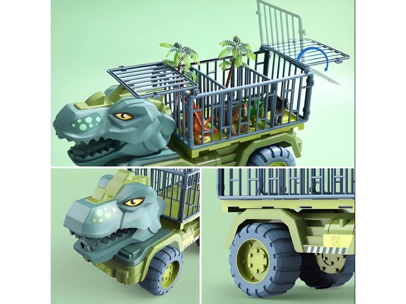 WOOPIE Ciężarówka Dinozaur Transporter Figurki WOOPIE Ciężarówka Dinozaur Transporter Figurki