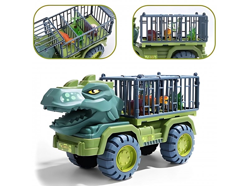 WOOPIE Ciężarówka Dinozaur Transporter Figurki WOOPIE Ciężarówka Dinozaur Transporter Figurki