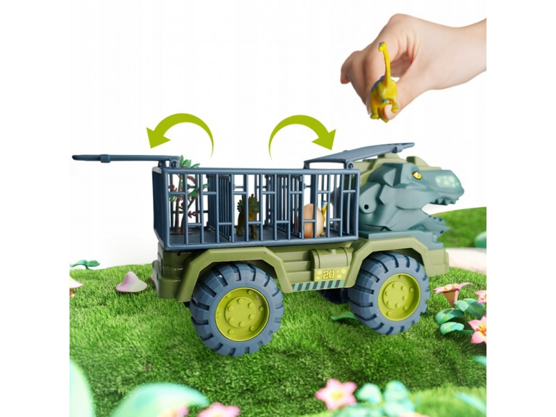 WOOPIE Ciężarówka Dinozaur Transporter Figurki WOOPIE Ciężarówka Dinozaur Transporter Figurki