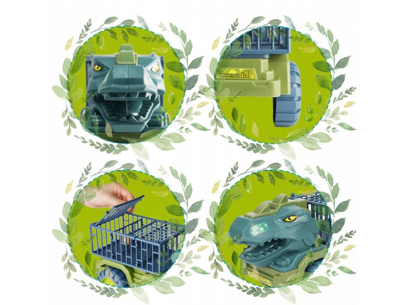 WOOPIE Ciężarówka Dinozaur Transporter Figurki WOOPIE Ciężarówka Dinozaur Transporter Figurki