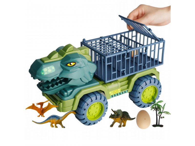 WOOPIE Ciężarówka Dinozaur Transporter Figurki WOOPIE Ciężarówka Dinozaur Transporter Figurki