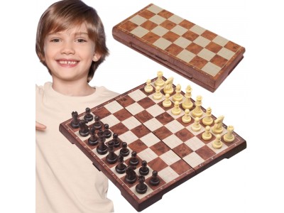 WOOPIE Szachy Warcaby Magnetyczne 2w1