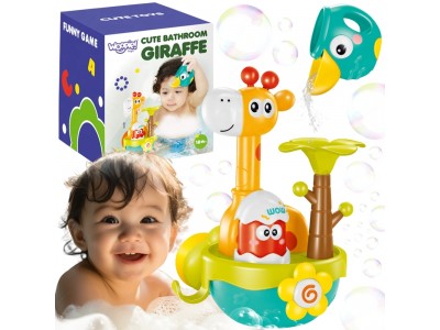 WOOPIE BABY Zabawka do Kąpieli Żyrafa z Lejkiem na Przyssawke