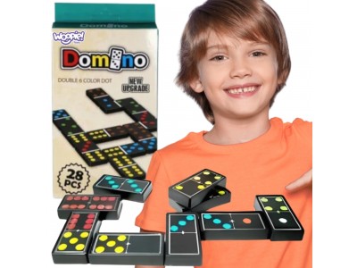 WOOPIE Domino Gra Logiczna Rodzinna 28 Klocków
