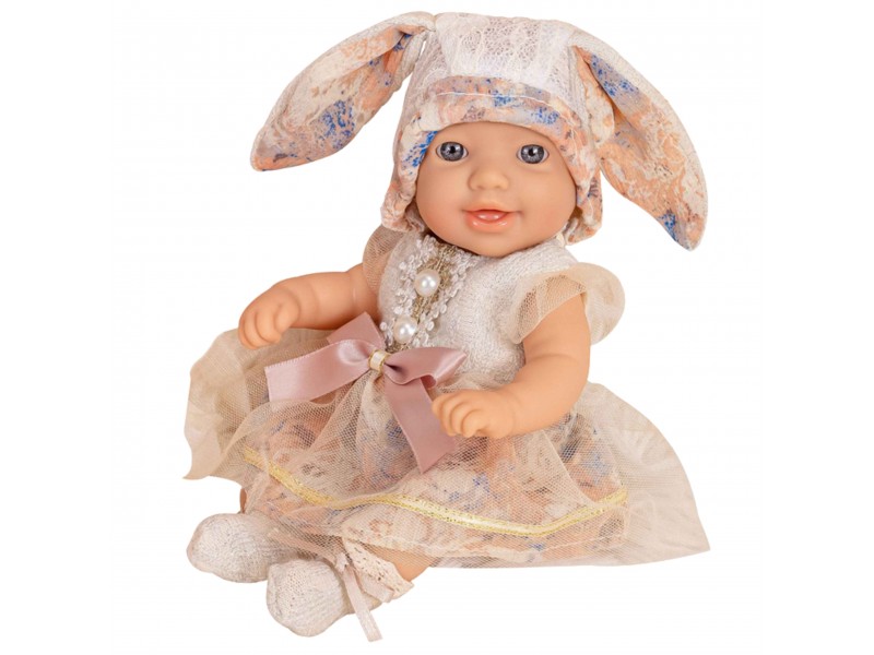 WOOPIE ROYAL Lalka Bobas 24 cm w Sukience i Czapeczce Króliczka WOOPIE ROYAL Lalka Bobas 24 cm w Sukience i Czapeczce Króliczka