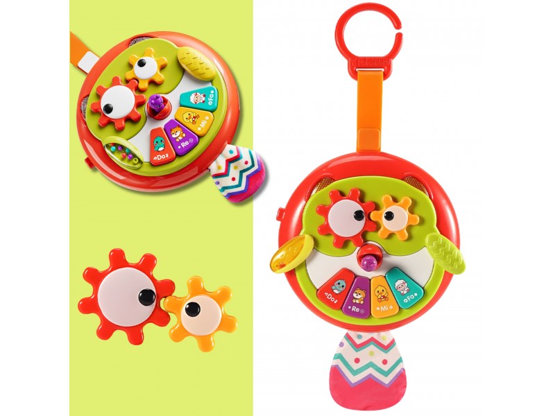 WOOPIE BABY Interaktywna Zabawka Sowa Pianinko z Szeleszczącym Ogonem WOOPIE BABY Interaktywna Zabawka Sowa Pianinko z Szeleszczącym Ogonem