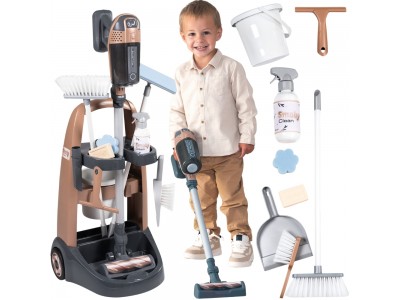 SMOBY Rowenta Wózek do Sprzątania z Odkurzaczem