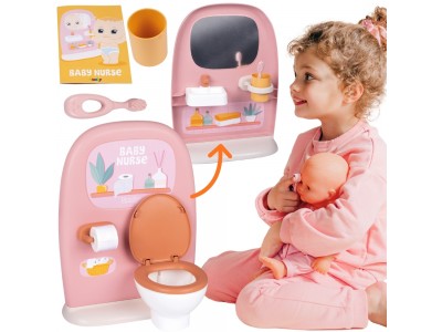 SMOBY Baby Nurse - Dwustronna toaleta Dla lalki 42 cm