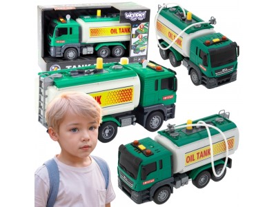 WOOPIE Ciężarówka Cysterna Na Wodę Dźwięk Światła 1:14