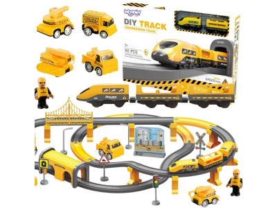 WOOPIE Kolejka Elektryczna Pendolino Zestaw 92el.