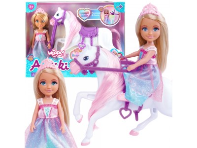 WOOPIE ROYAL Zestaw Lalka Księżniczka z Koniem