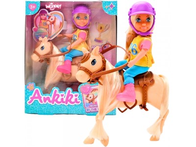 WOOPIE ROYAL Zestaw Laleczka Jeździec z Koniem