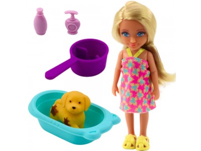 WOOPIE ROYAL Laleczka z Pieskiem Wanną i Akcesoriami Do Pielęgnacji Pupila