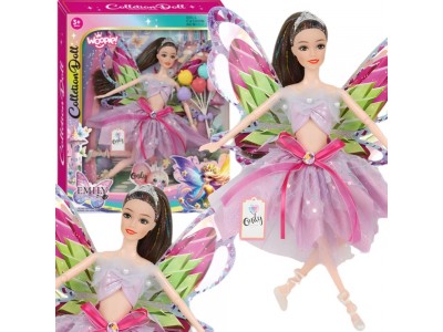 WOOPIE ROYAL Lalka Emi Wróżka z Kolorowymi Skrzydłami i Balonami