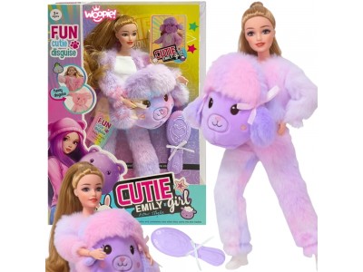 WOOPIE ROYAL Lalka Emi w Fioletowym Przebraniu Owieczki
