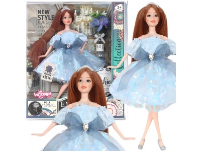 WOOPIE ROYAL Lalka Emi w Błękitnej Sukience Tiulowej