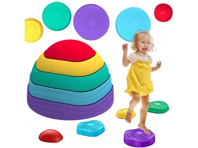 WOOPIE Ścieżka Sensoryczna Kamienie Balansujące dla Dzieci Trening Równowagi 5 szt.