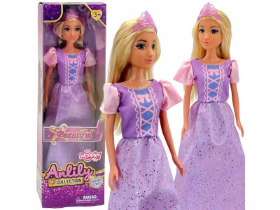 WOOPIE ROYAL Lalka Modowa LILY Piękna Księżniczka z Koroną