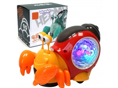 WOOPIE Pełzający Krab Projektor Pomarańczowy Zabawka Sensoryczna