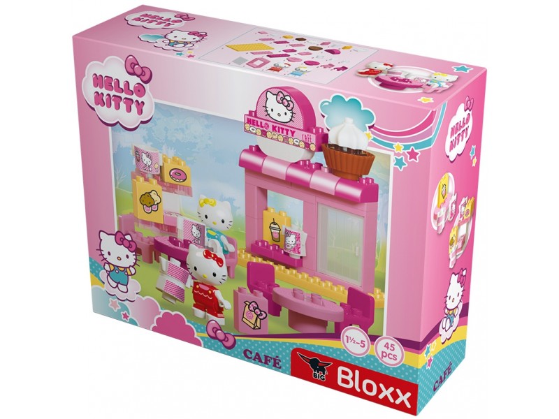 Klocki Big Bloxx Hello Kitty Kawiarnia + 2 figurki 45 elem.