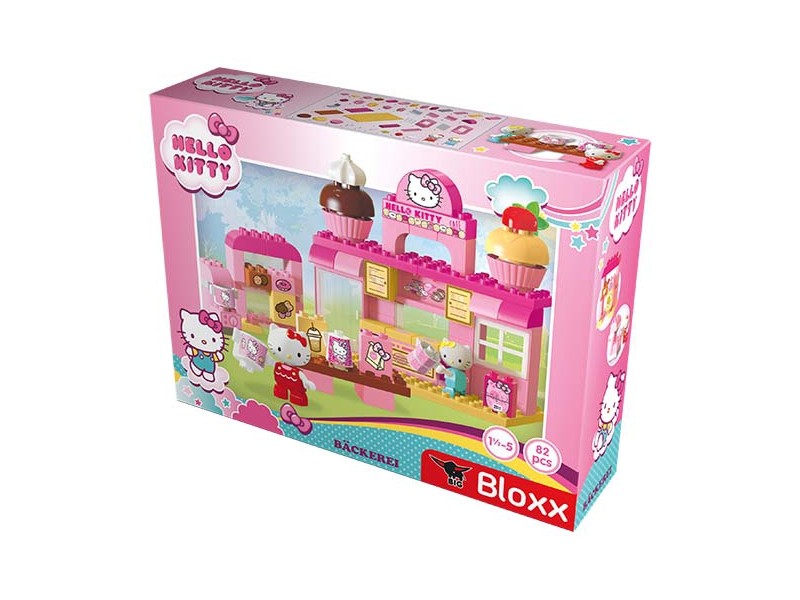 Klocki Big Bloxx Hello Kitty Cukiernia + 2 figurki 82 elem.