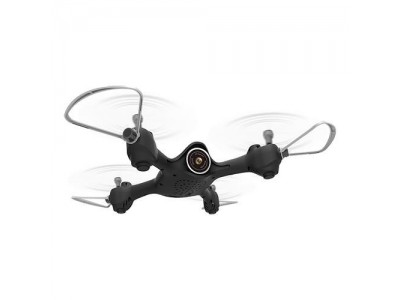 Syma X23W (kamera FPV WiFi, 2.4GHz, żyroskop, auto-start, zawis, zasięg do 25m, 21cm) - Czarny
