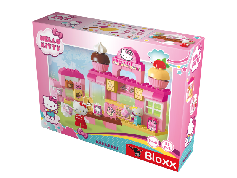 Klocki Big Bloxx Hello Kitty Cukiernia + 2 figurki 82 elem.