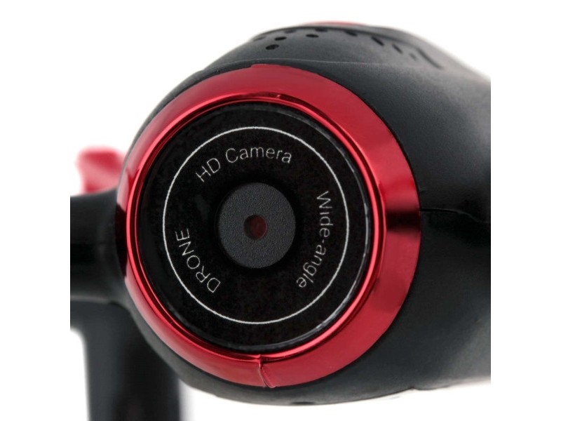 Syma X22SW (D350WH, kamera FPV WiFi, 2.4GHz, żyroskop, auto start, zawis, zasięg do 25m, 17.6cm) - Czerwony Syma X22SW (D350WH, kamera FPV WiFi, 2.4GHz, żyroskop, auto start, zawis, zasięg do 25m, 17.6cm) - Czerwony