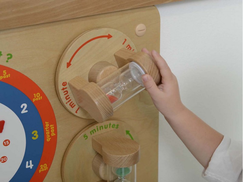 Nauka O Czasie Czytanie Godziny - Tablica Edukacyjna Masterkidz Nauka O Czasie Czytanie Godziny - Tablica Edukacyjna Masterkidz