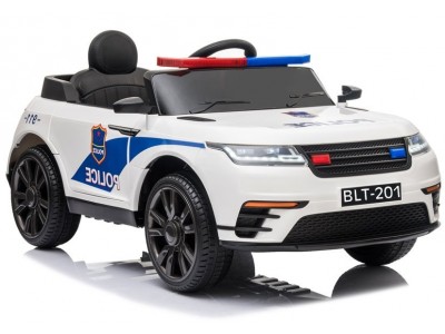 Pojazd na Akumulator BLT-201 Policja Biały