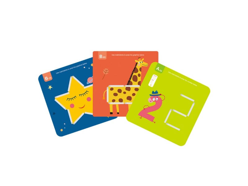 TOOKY TOY Drewniana Układanka Gra Logiczna Łamigłówki Zapałki Magnetyczne dla Dzieci 58 el. TOOKY TOY Drewniana Układanka Gra Logiczna Łamigłówki Zapałki Magnetyczne dla Dzieci 58 el.