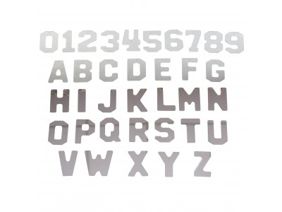 MASTERKIDZ Dwustronne Akrylowe Lustra Litery Liczby Alfabet