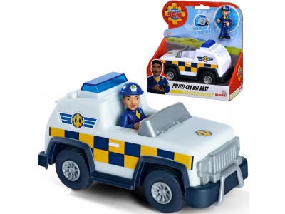 SIMBA Strażak Sam Jeep Policyjny 4x4 Mini Figurka